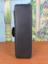 Chanel vintage double Flap Bag black with flat chain medium/large