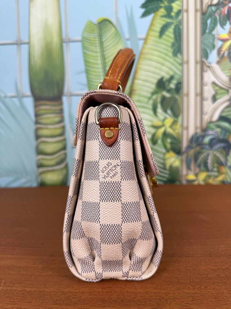 Louis Vuitton damier azur croisette bag
