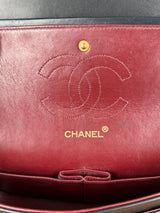 Chanel Double Flap Bag medium black/gold