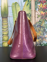 Louis Vuitton Houston Vernis purple bag