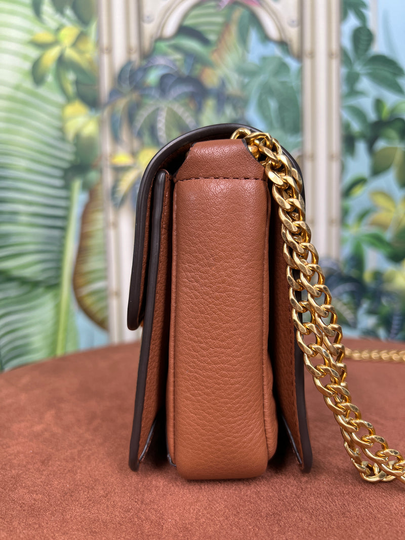 Small Tory Burch Chelsea Tote Tory Burch Chelsea Small Brown