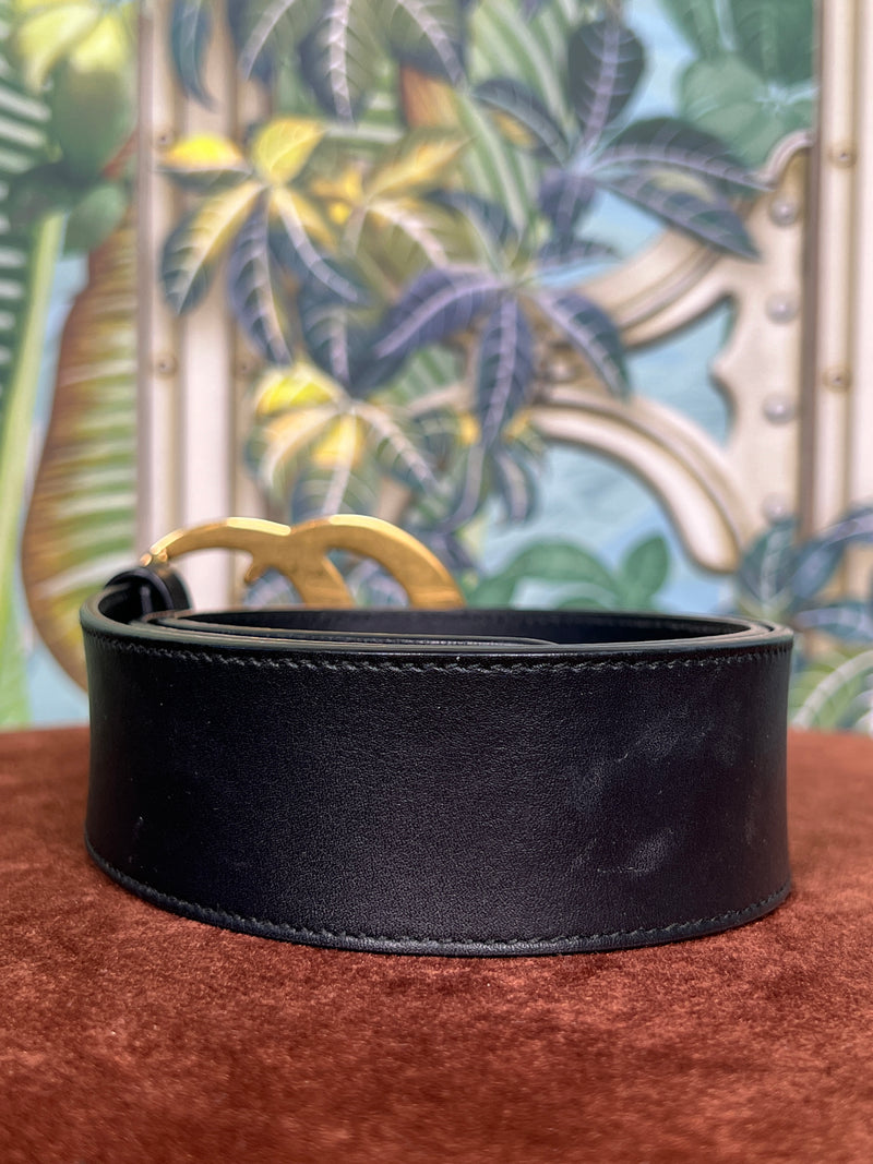 Gucci GG belt black