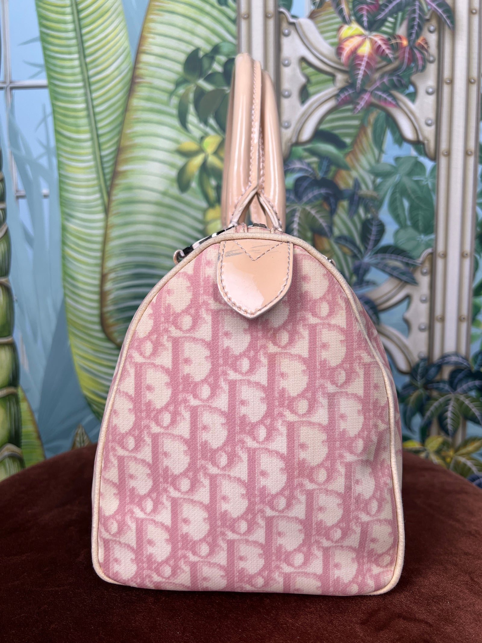 Christian Dior Diorissimo trotter Boston bag pink – A Piece Lux