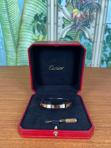 Cartier love bracelet classic model, 4 diamonds