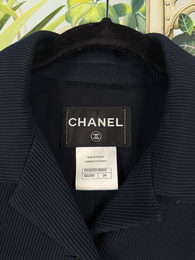 Chanel Vintage Navy Blazer