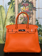 Hermés Birkin 30 orange togo