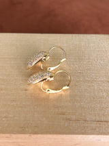 Swarovski earrings heart