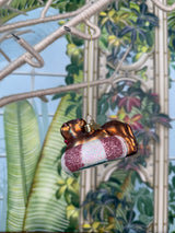 Vondels glass multicolor dog on pool float