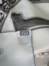 Hermès scarf Vif Argent, JL444341