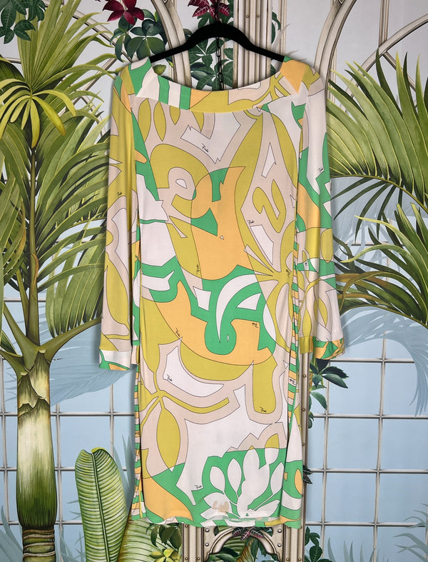 Emilio Pucci dress Green, Yellow