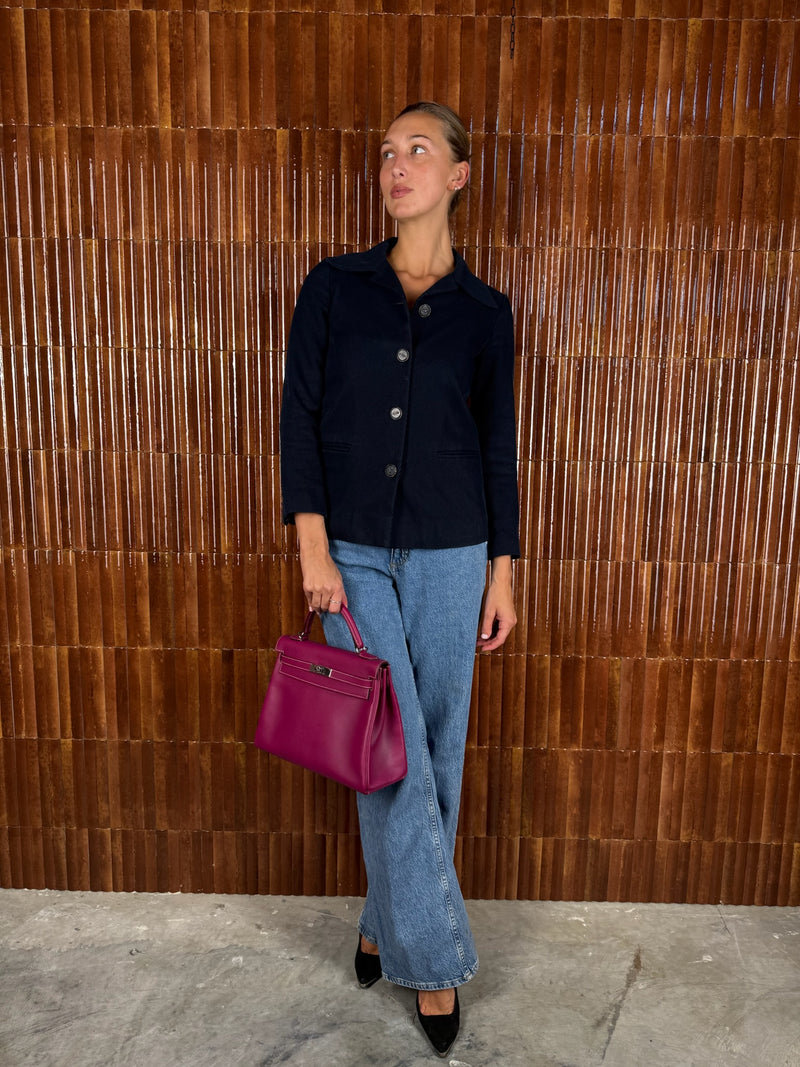 Chanel Vintage Navy Blazer