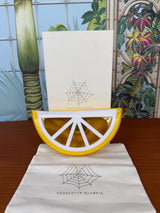Charlotte Olympia Lemon clutch