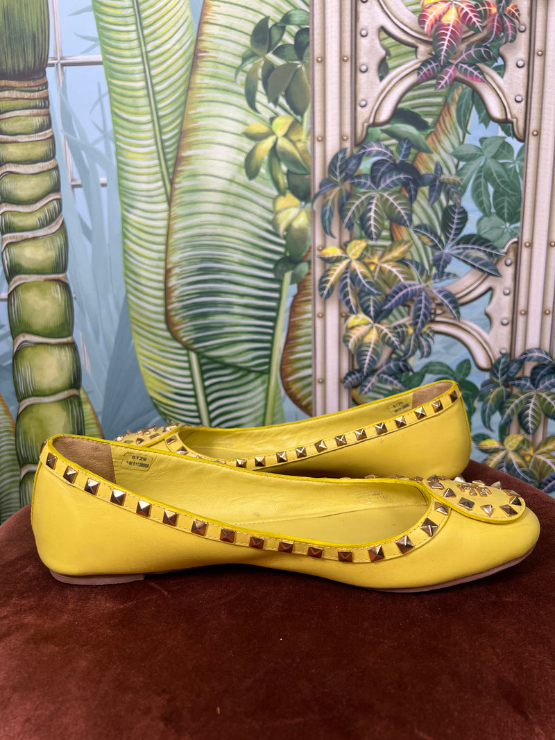 Tory Burch ballet flats yellow