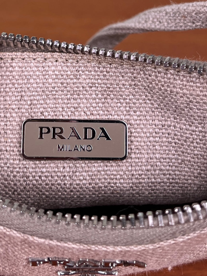 Prada plexiglas framed crystal kiss lock bag