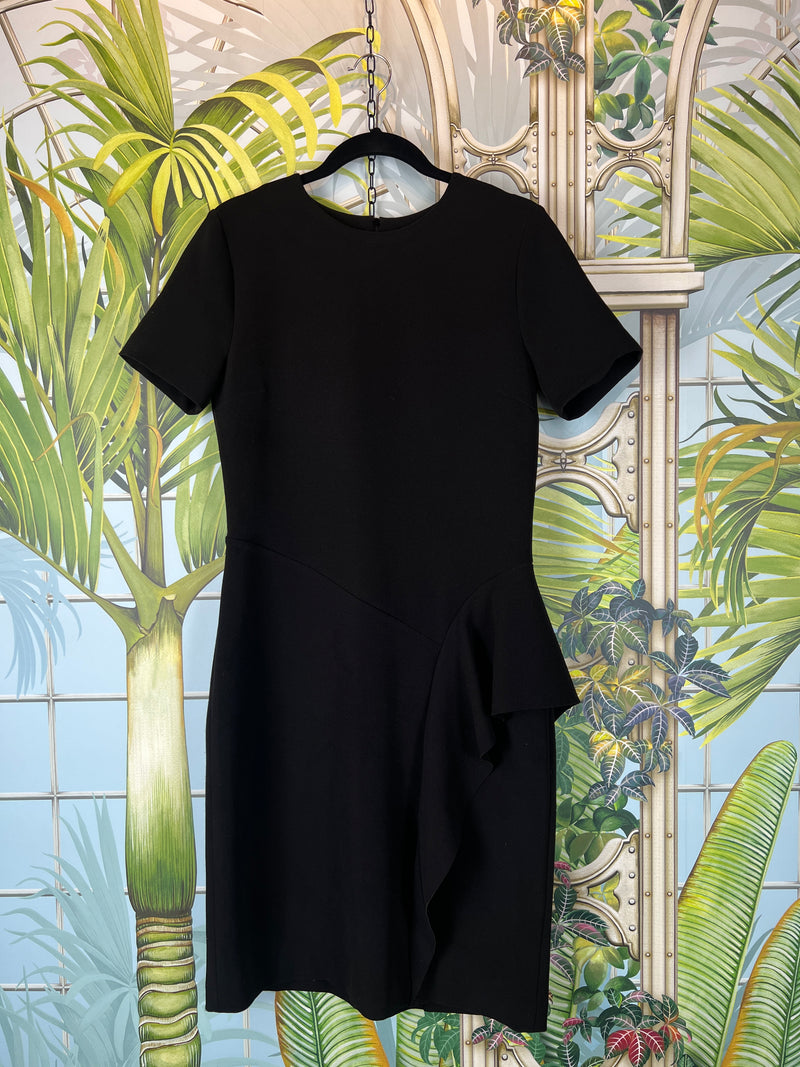 Malene Birger dress black with frill