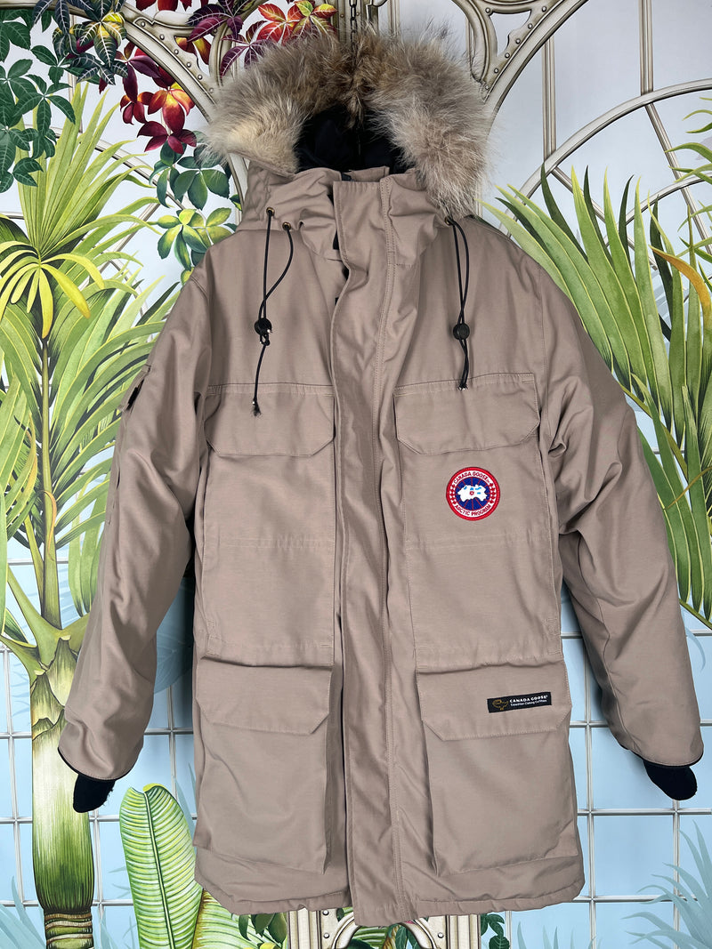 Canada goose jacket long beige