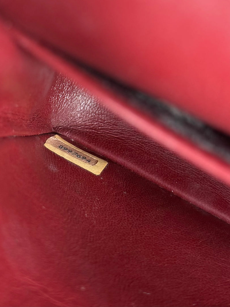 Chanel Double Flap Bag medium black/gold