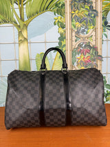 Louis Vuitton Keepall 45, Damier Graphite