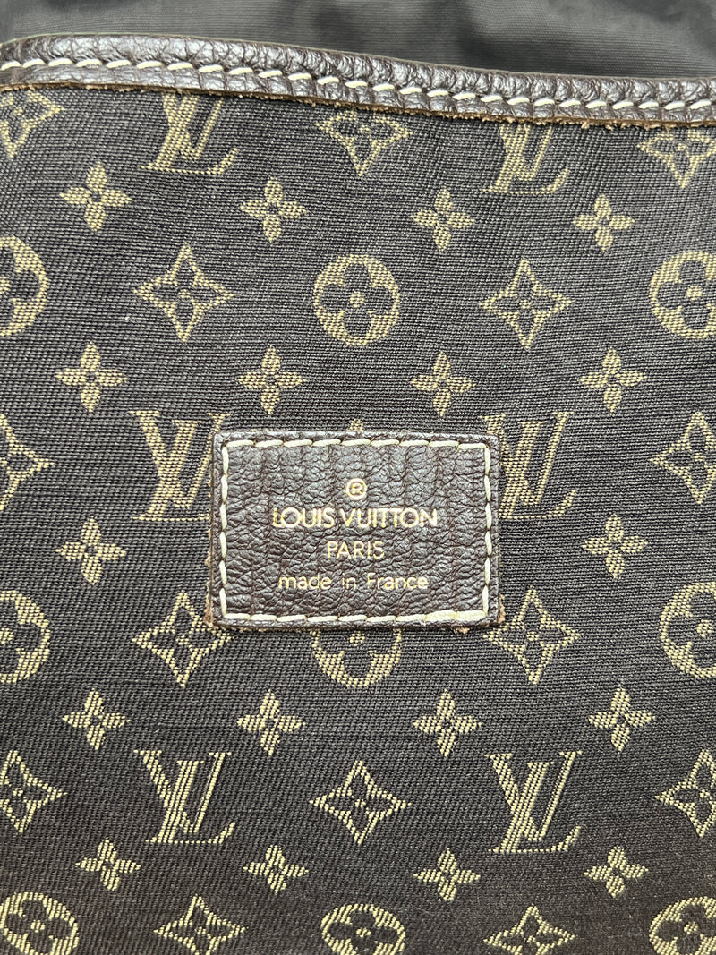 Louis Vuitton mini Lin saumur bag brown