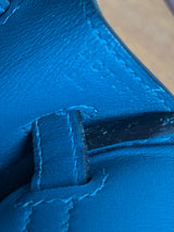 Hermès Birkin 25 vert bosphore swift leather gold hardware