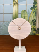 Cartier trinity necklace with diamonds