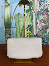 Louis Vuitton epi pochette Accessories ivory
