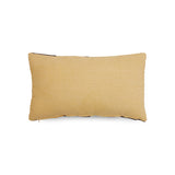 HKliving striped velvet cushion sunkissed