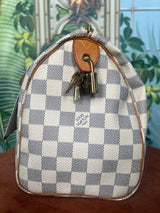 Louis Vuitton speedy 25 damier azur