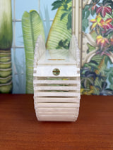 Cult Gaia acrylic Luna peral bag