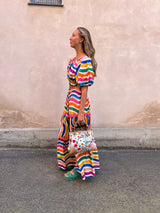 Gucci flora bamboo top handle bag