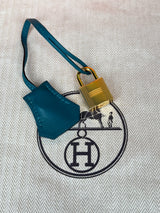 Hermès Birkin 25 vert bosphore swift leather gold hardware