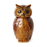 HK living ceramic owl jar roasted