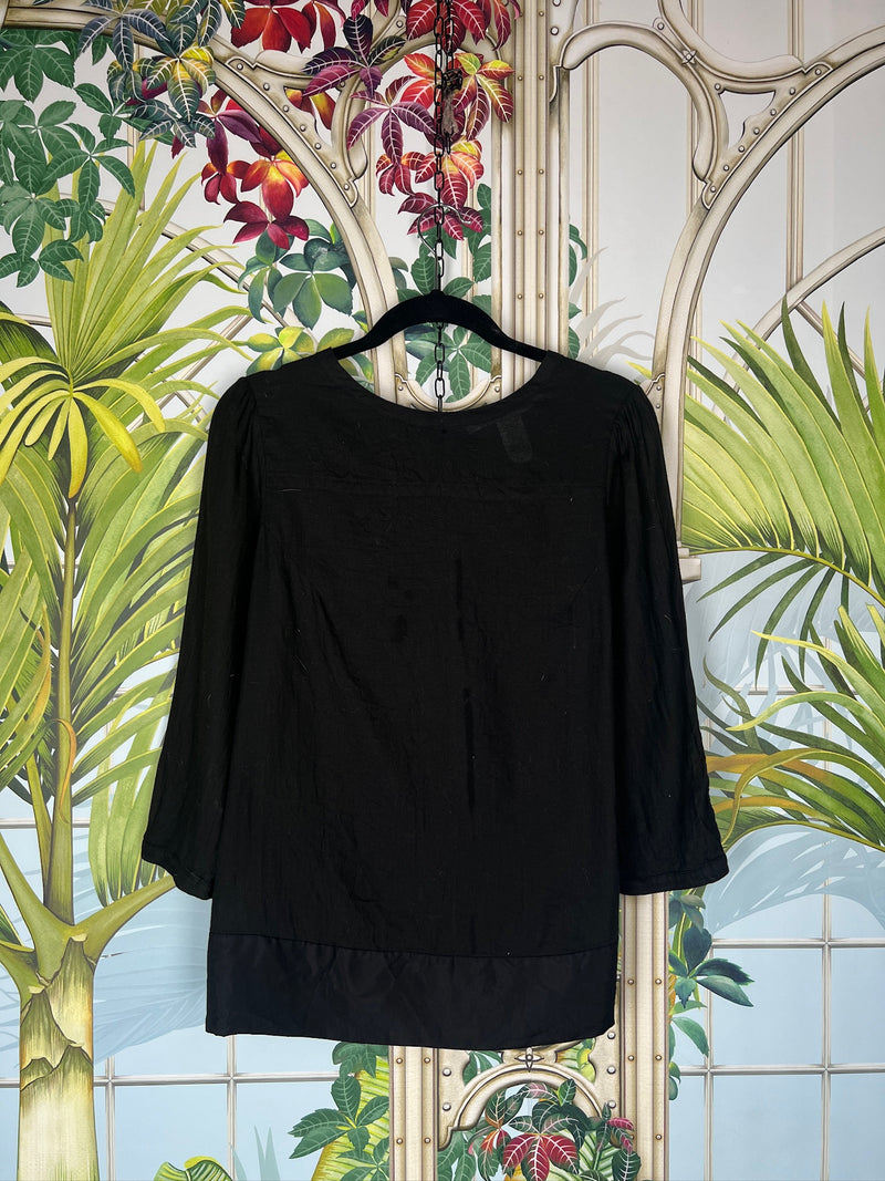 Diane von Furstenberg top black