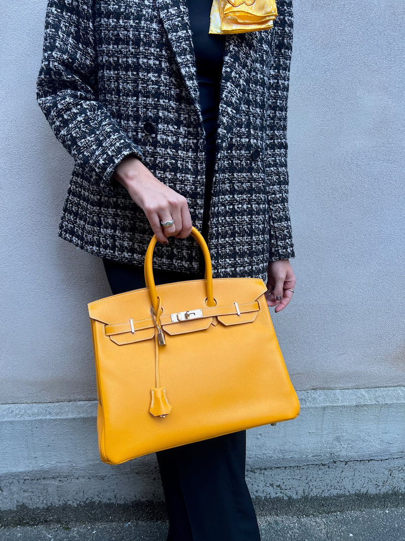 Hermes birkin bag yellow sale