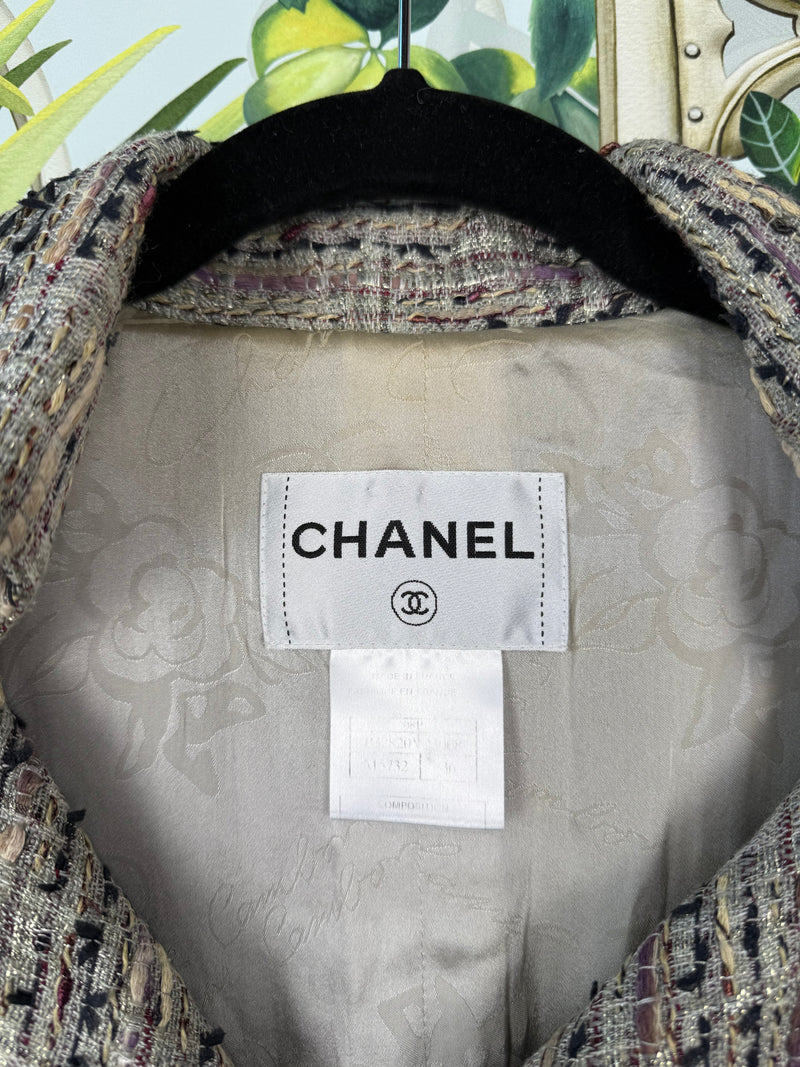 Chanel tweed blazer multicolor 2008 spring collection
