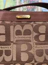 Burberry B monogram canvas crossbody bag