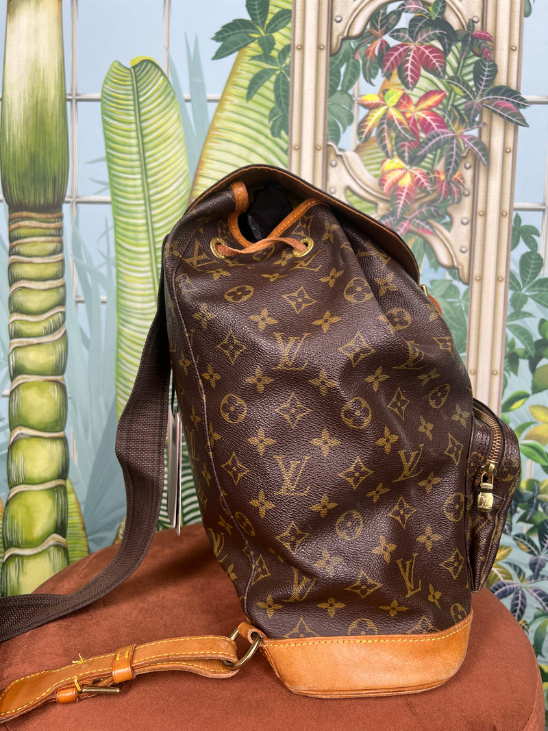 louis vuitton backpack gm Louis Vuitton montsouris backpack GM Monogram canvas – A Piece Lux