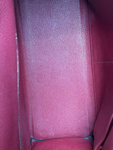 Hermès Kelly 28 Retourne Rouge Grenat Togo Palladium