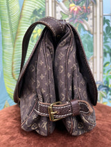 Louis Vuitton mini Lin saumur bag brown