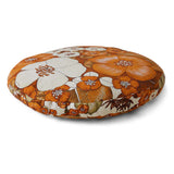 Round cushion marigold