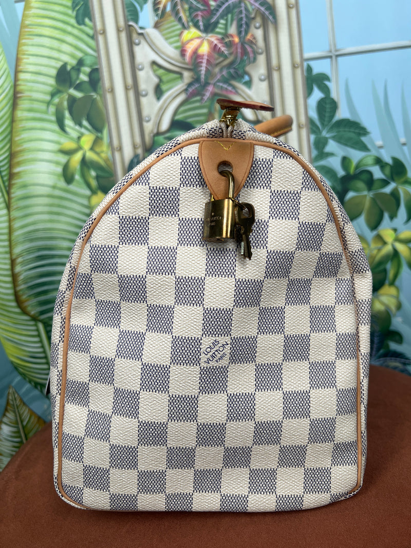 Louis Vuitton speedy 35 damier azur