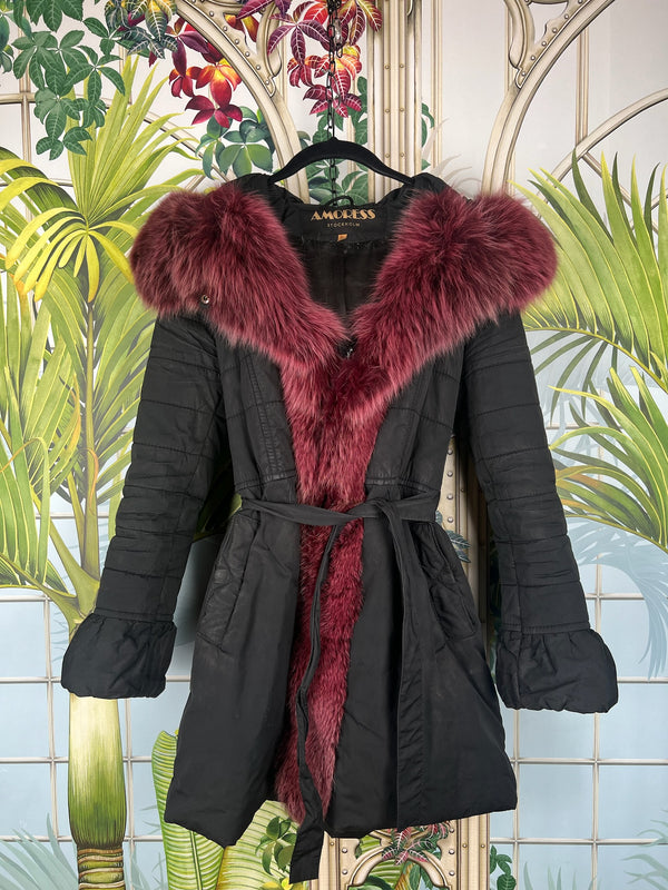 Amoress jacket with fur