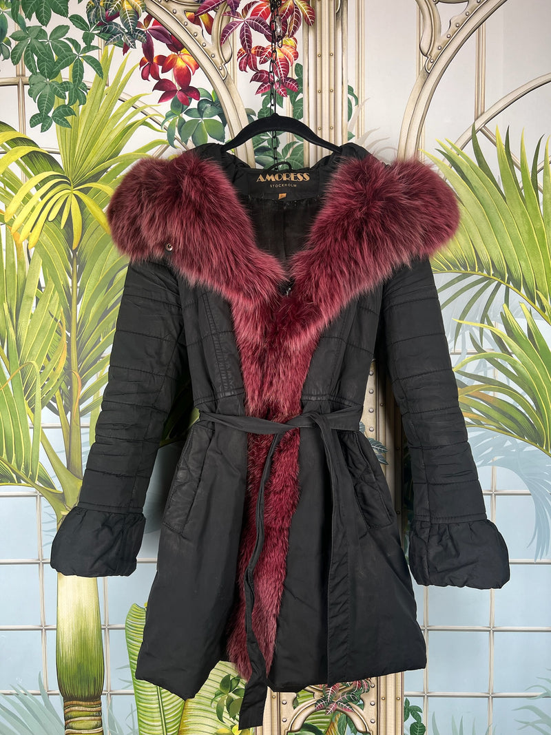 Amoress jacket with fur