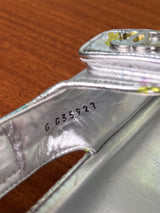 Chanel dad sandals silver