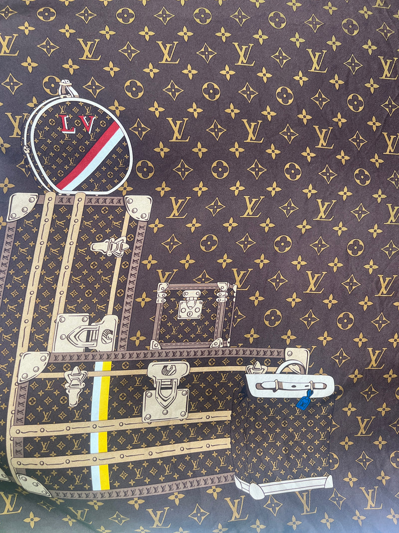 Louis Vuitton scarf trunks