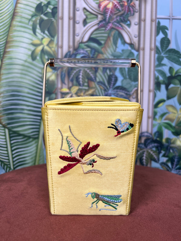 Charlotte Olympia ”take me away” silk box