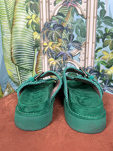 Mou green sandals