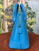 Balenciaga top ville handbag blue puppy/kitten