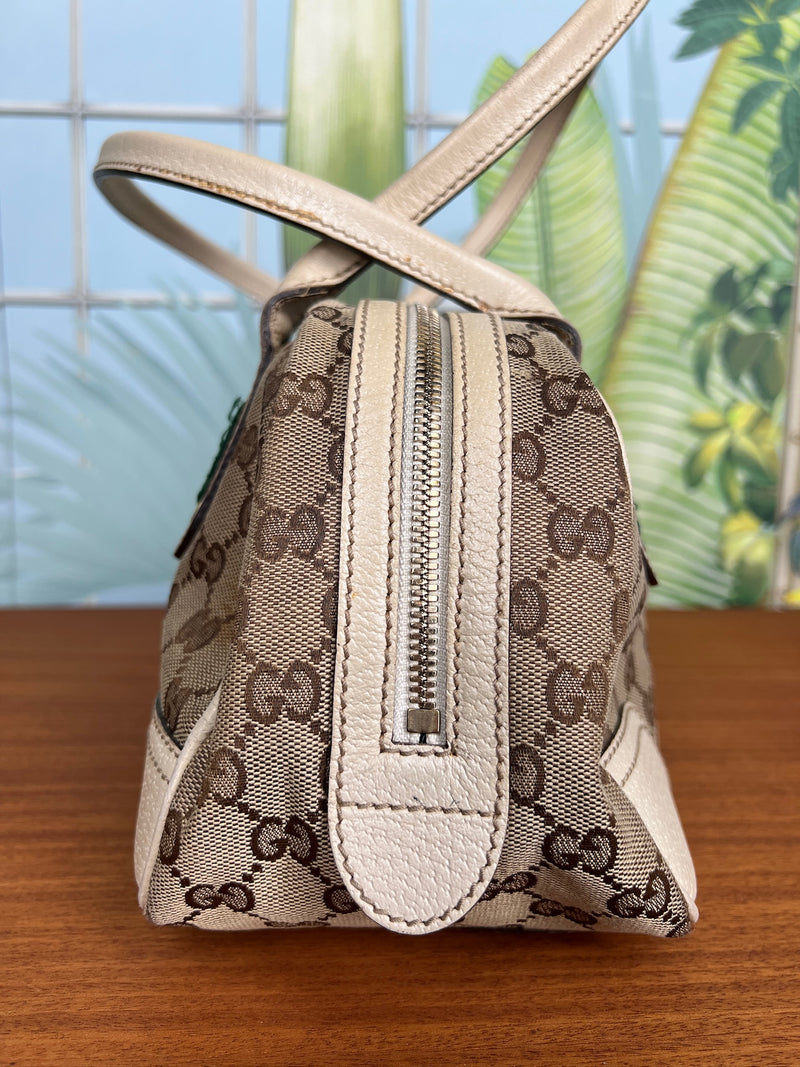 Gucci princy canvas tote beige