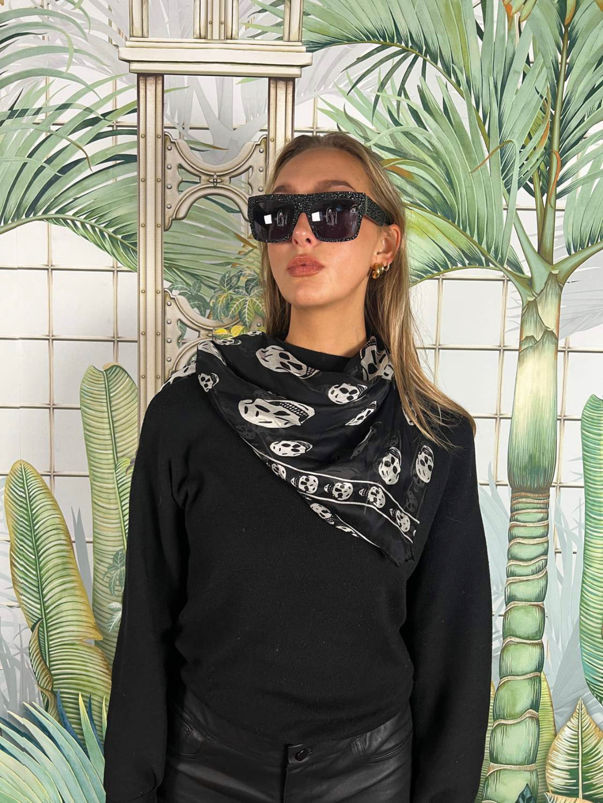 Alexander MCQueen silk scarf – A Piece Lux